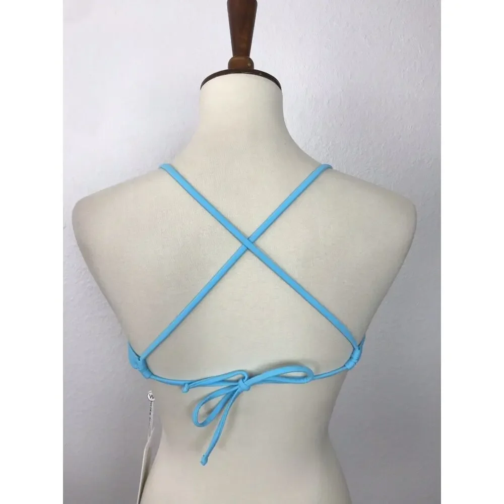 White Fox Swim Arrow To My Heart X Back Bikini Top Swimwear